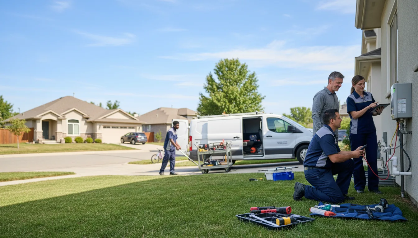 Tankless water heater service in Sandoval, IL
